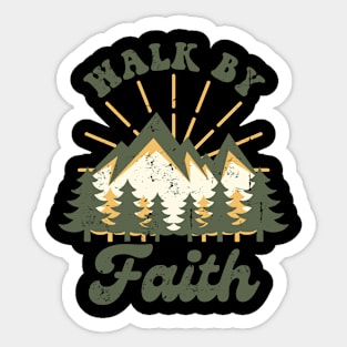 Walk by Faith Sticker